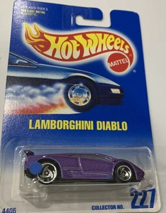 Hot Wheels Lamborghini Diablo Blue Card #227 Purple | eBay