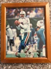 DAN MARINO SIGNED 8X10 COLOR PHOTO FRAMED