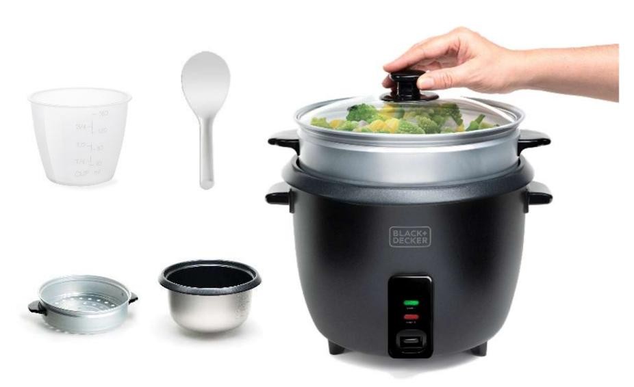Black & Decker BXRC1800E rice cooker 1.8 L 700 W