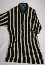Givenchy Vintage Sz XL Activewear Short Sleeve Striped Polo Shirt Mens