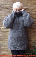 100% Island LOPI  WOOL Sweater Pullover T-nec...