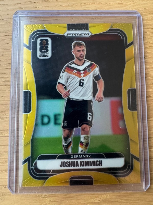 2026 Panini Prizm World Cup Joshua Kimmich Gold Prizm /10 #46 Germany 02/10