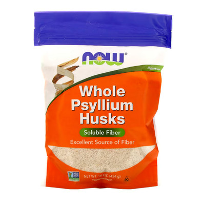 NOW Foods, Whole Psyllium Husks, ganze Flohsamenschalen, 454 g