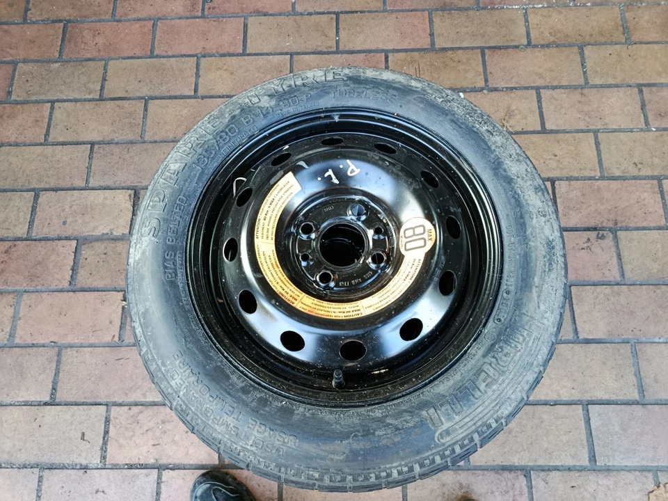 Fiat Punto 188 Ersatzrad Reserverad Notrad 4J x 14 ET43 135/80 R14 Original - Bild 2 von 4