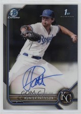 2022 Bowman Draft Chrome Draft Pick Auto Hunter Patteson #CDA-HP Auto 18t1