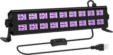 18LED UV Black Light Bar 54W Disco Glow in the Dark Party Club Blacklight Effect