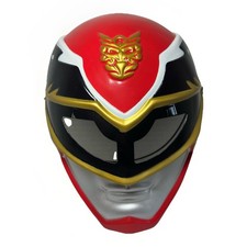 Mighty Morphin Power Rangers Halloween Red Mega Force Mask Bandai 2013 Plastic