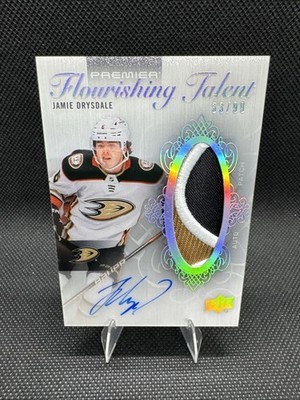 2023-24 UD Premier Flourishing Talent FT-JD Jamie Drysdale /99 Anaheim Ducks