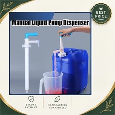 Manual Hand Fuel Pump Liquid Transfer Pump with Backflow Prevention