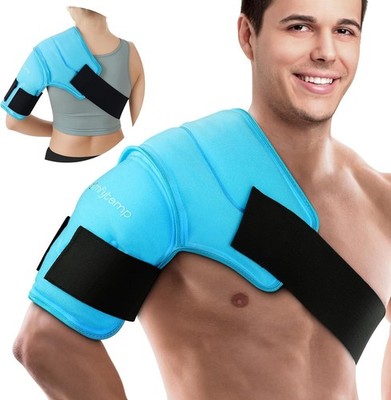 Comfytemp 3D-Kühl-Manschette für Schulter und Oberarm mit Klettverschlüsse