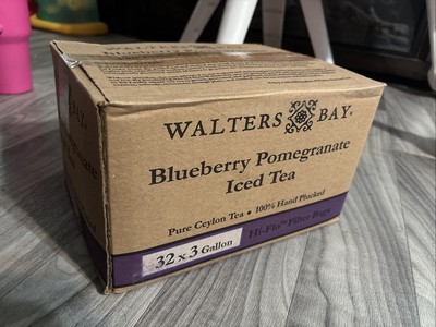 Walter s Bay Blueberry Pomegranate Ice tea. 32x3 Gallon Hi-Flo Filter Bags