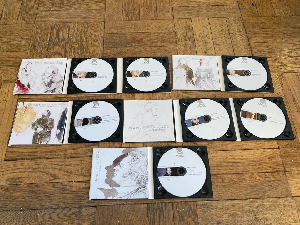 MATTHIAS GOERNE Schubert Edition 7 Volumes CD Set Harmonia Mundi Lot of 7 Foto 4 de 4