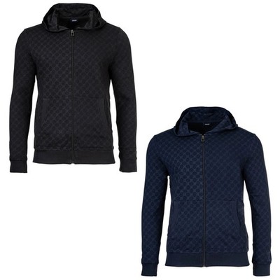 Joop! Men's Sweat Jacket With all-Over - Leisure, Hoodie Zip Front Jacket