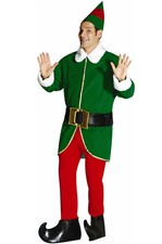 Brand New Green Elf Christmas Santa Adult Costume