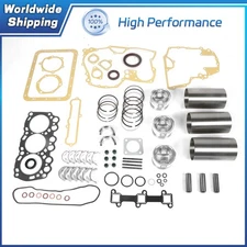 New L3E Piston & Rings Kit Set 18mm/21mm Piston Pin For Mitsubishi L3E Engine