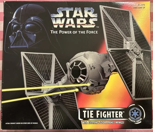 Kenner Star Wars 1995 POTF Imperial Tie Fighter Ship with Ejecting Wings