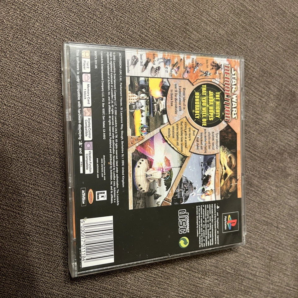 Star Wars Demolition - PS1 PlayStation 1 Game -  Complete with Manual - PAL - Image 4 of 4