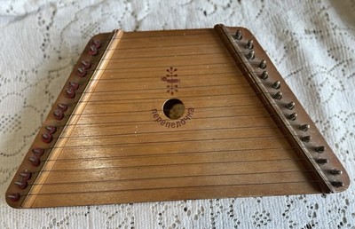 Vintage The Music Maker Nepenenoyka Lap Harp Zither Instrument