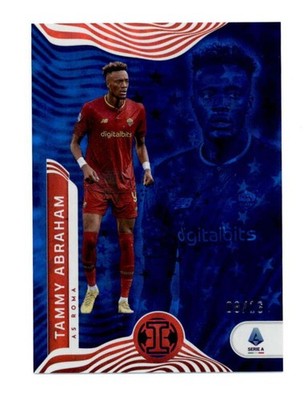 TAMMY ABRAHAM 2022/23 CHRONICLES ILLUSIONS SERIE A #180 BLUE STAR #08/16 BF9593