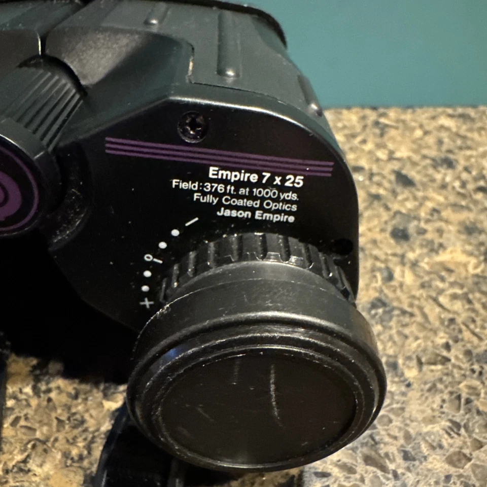 Jason Graphite Compact Binoculars  Model 234R Empire 7x25 378 Ft At 1000 Yd Case - Image 4 of 4