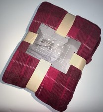 Home Collection Flannel Throw Blanket Fall Winter Decorative Plaid Stripes 50x60