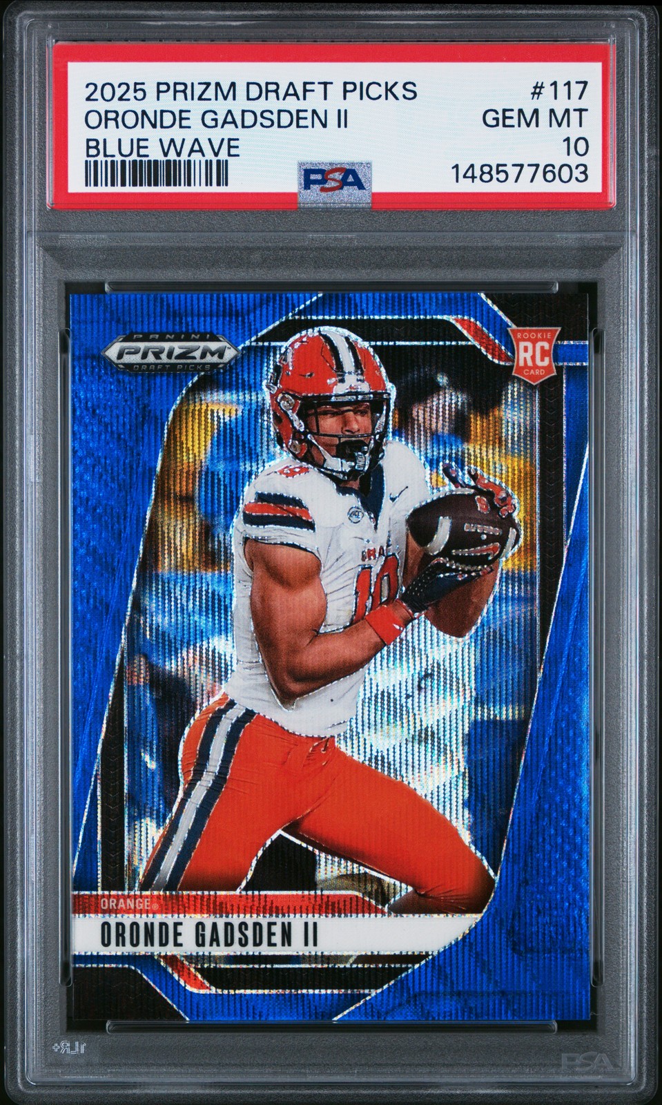 Oronde Gadsden II Panini Prizm Draft Picks #117 Blue Wave