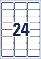 Avery Zweckform Kraftkleber-Etiketten, 63,5 X 33,9 Mm, Weiß