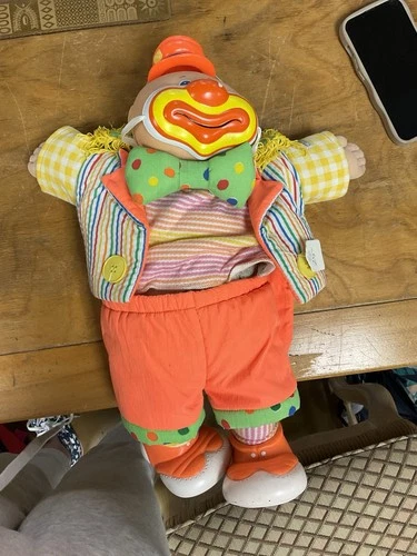 Cabbage Patch 1985 Clown Outfit Doll Signed Bald