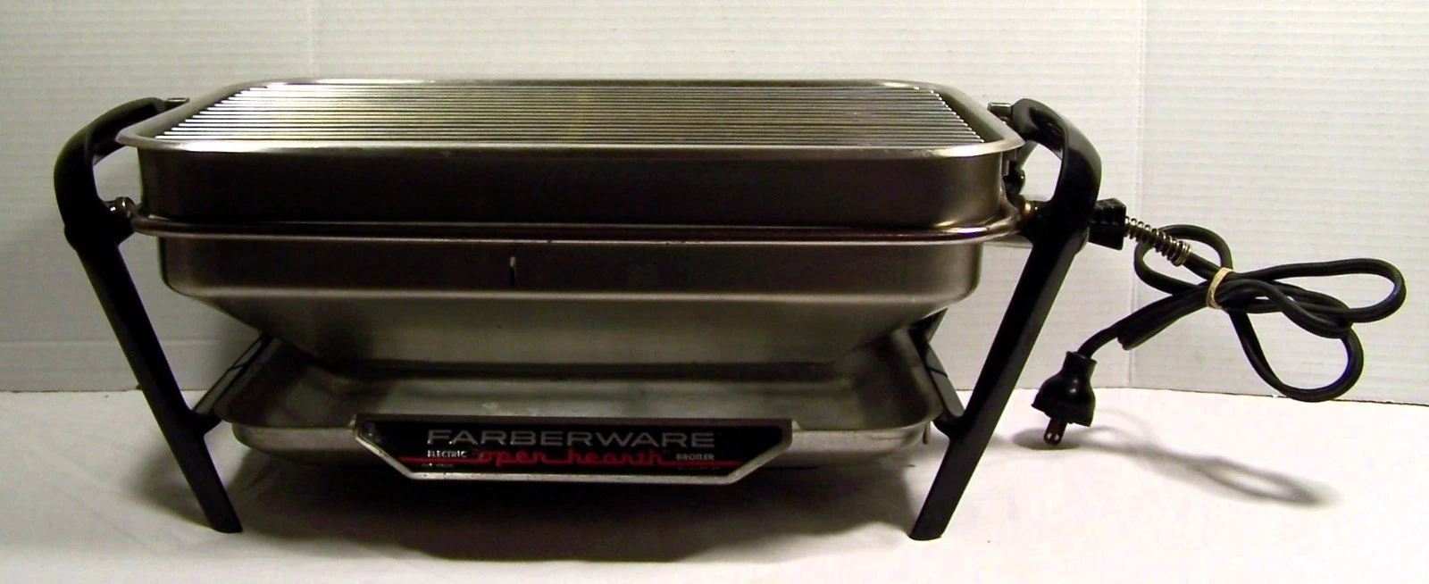 Farberware Open Hearth Electric Broiler Grill 450A Indoor BBQ No Rotisserie