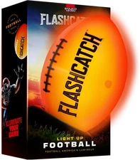 Glow in the Dark Football - Perfect Outdoor Gift for Boys Ages 8-15+