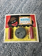 Rare-Dunham Products Make-Up Kit Minstrel 1950s 1960s Halloween Mask Makeup  