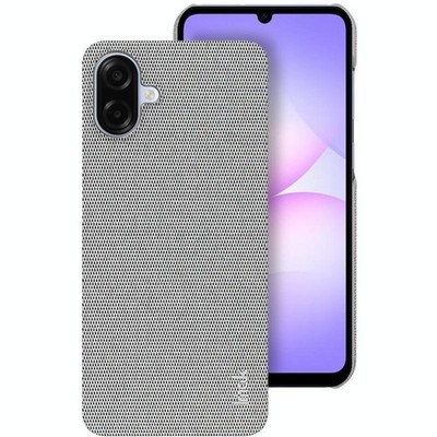 Imak Ruiyi PU+PC Stoff Hülle für Samsung Galaxy A07 4G Hellgrau
