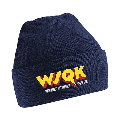 Stranger Things   WSQK Hawkins Hitmaker Mütze   Beanie   blau