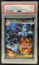2025 Pokemon PFL Mega Charizard X ex Special Illustration Rare #125/094 PSA 9