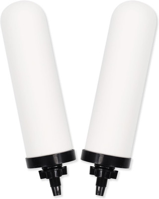 2 Pack 7in Ceramic Water Filter Candle Activated Carbon Gravity Filter System