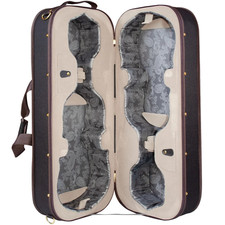 Premium 4/4 Double Violin Case with Handles Backpack Straps Carry-on Violin Case