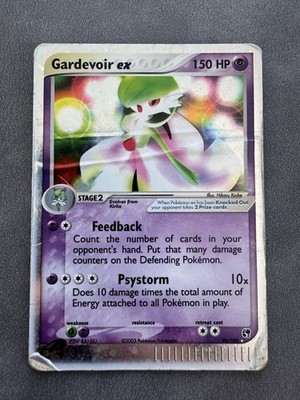 Pokemon Gardevoir Ex 96/100 Sandstorm Damaged