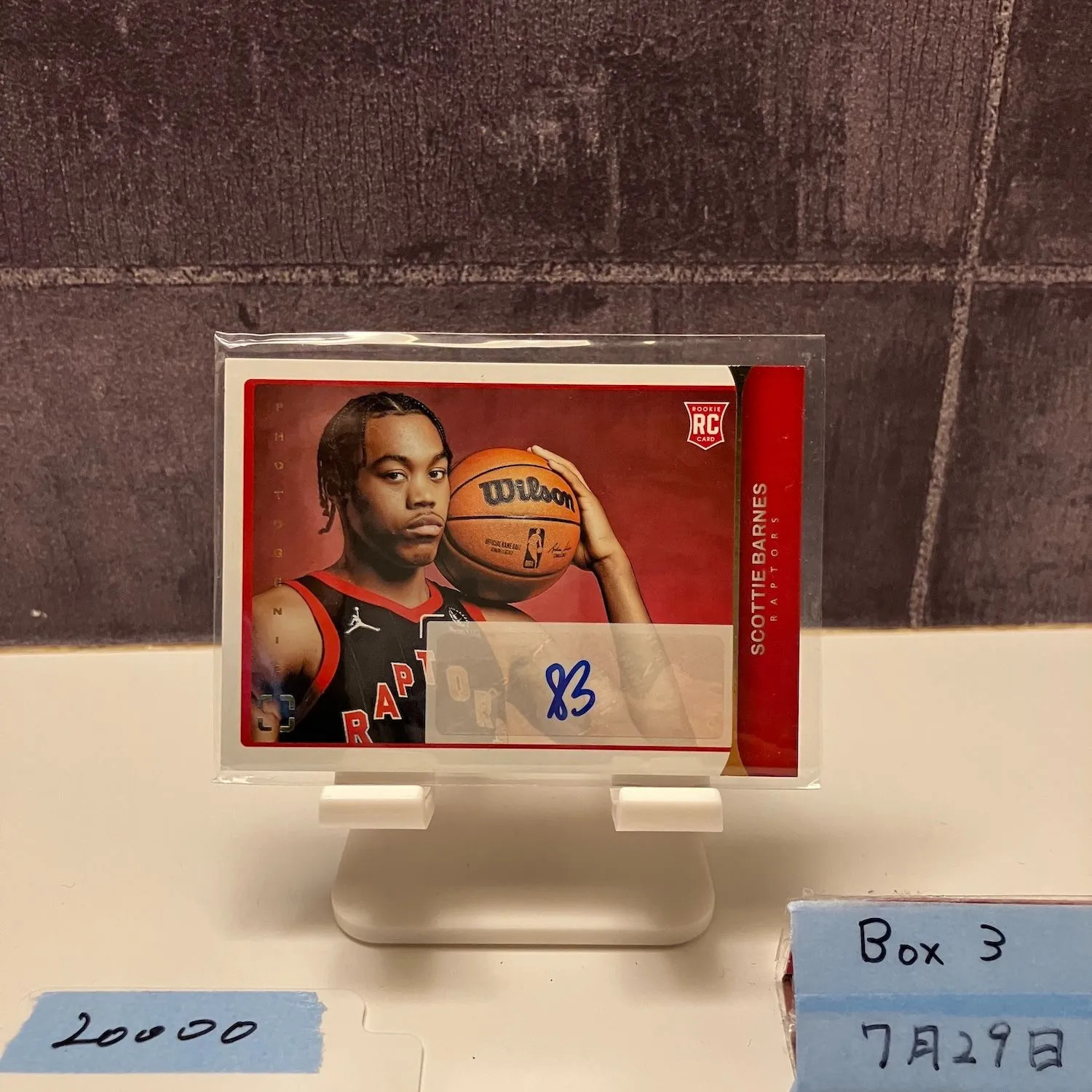 2021-22 Panini Photogenic Scottie Barnes Toronto Raptors RC Rookie Card Autograp