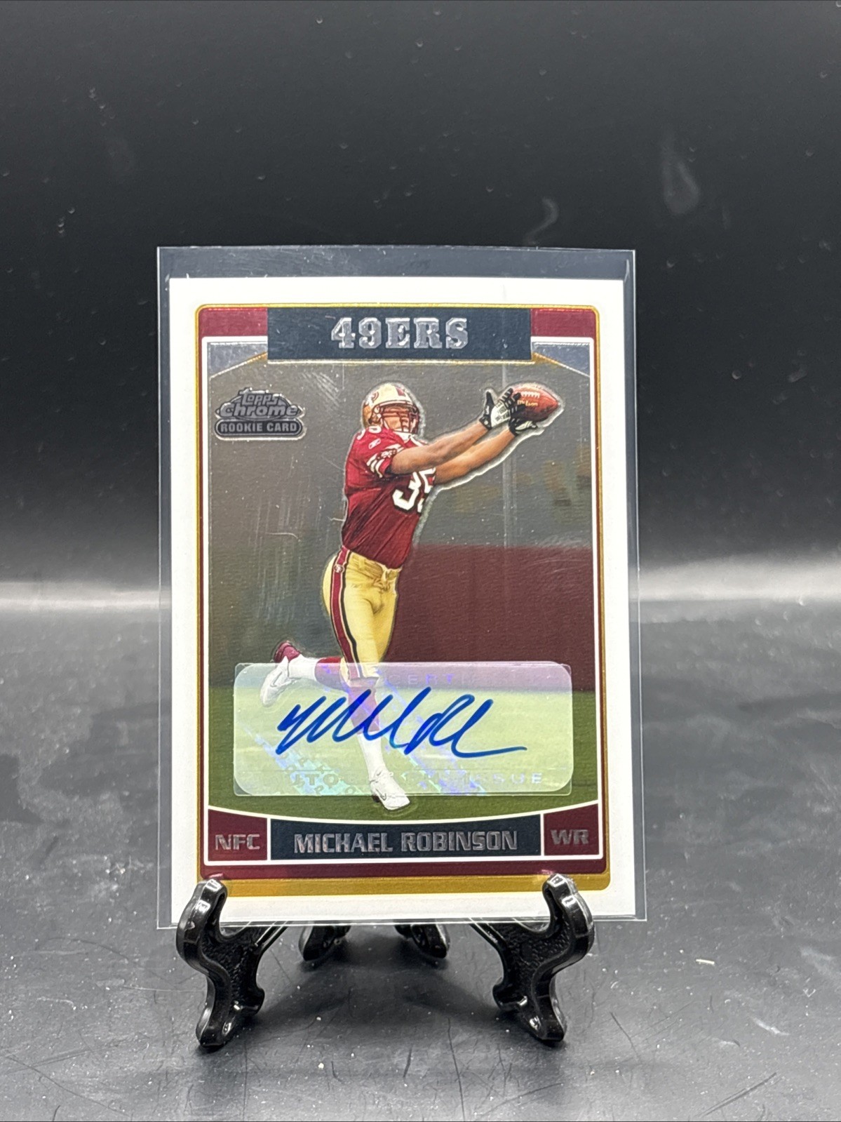 Michael Robinson Topps Chrome #255 Autograph