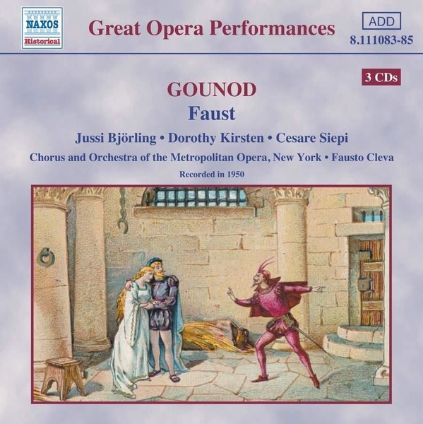 Audio Cd - Charles Gounod - Faust (3 Cd) - Naxos Historical -D- Neu-image