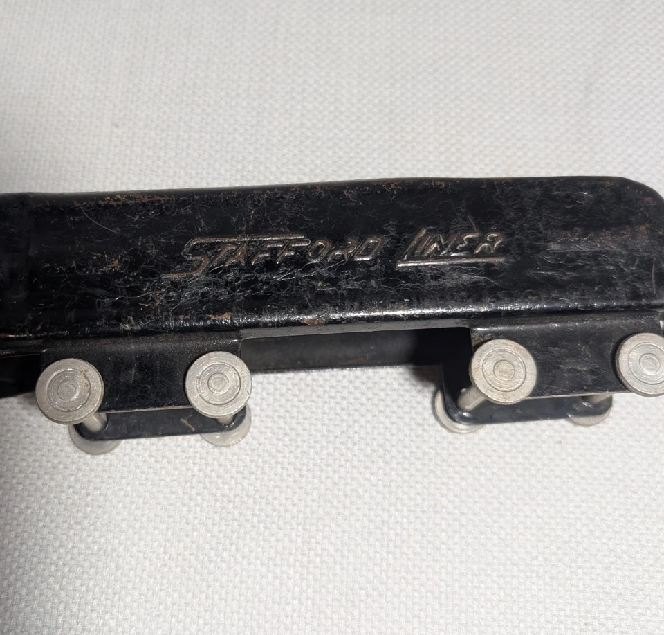 Vintage 1940's Stafford Lines #1006 Steel Locomotive Black - Image 2 of 4