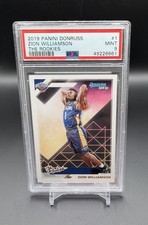2019 Panini Donruss ZION WILLIAMSON #1 RC The Rookies PSA 9