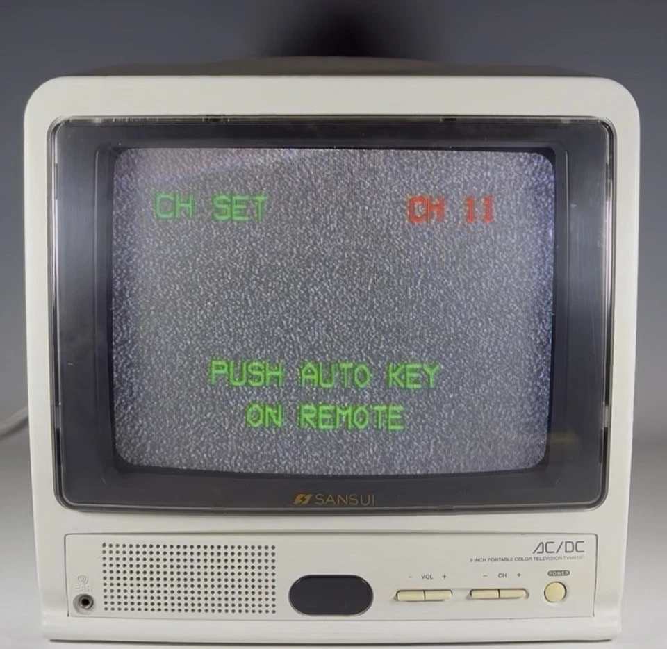 Sansui TV Portable Gaming Television 9” TVM9180 With Remote - Image 2 of 4