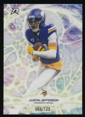 2025 Topps Resurgence Justin Jefferson Protonyx #PT-24 White Surge /125 Vikings