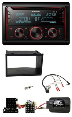 Pioneer 2DIN DAB Steering Wheel Bluetooth USB CD Car Stereo for VW Golf 4 Polo Passat IS