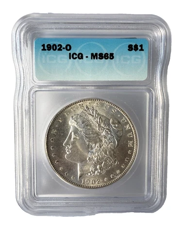 1902 O Morgan Silver Dollar ICG MS-65  Stunning  Brilliance
