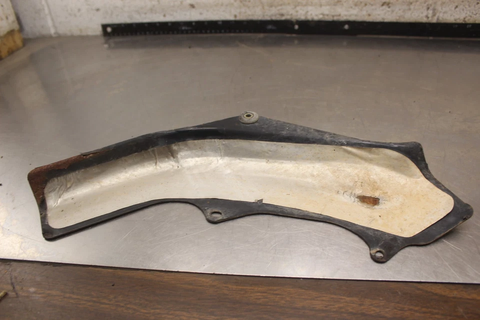 2002 Arctic Cat 400 4x4 EXHAUST MUFFLER SILENCER PIPE HEAT SHIELD GUARD I128 Foto 3 de 4