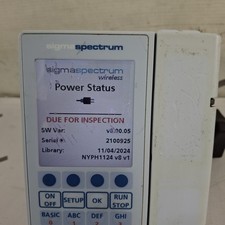 Baxter Sigma Spectrum 8.00.05 w/o Battery Infusion Pump
