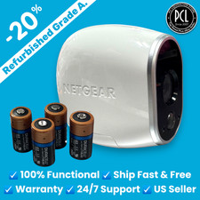   Netgear Arlo VMC3030 Add-On Wireless Camera  4 CR123 Batteries  