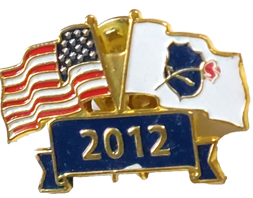 U.S.A./Rose Shield National Law Enforcement Memorial Dual Flags 2012 ...